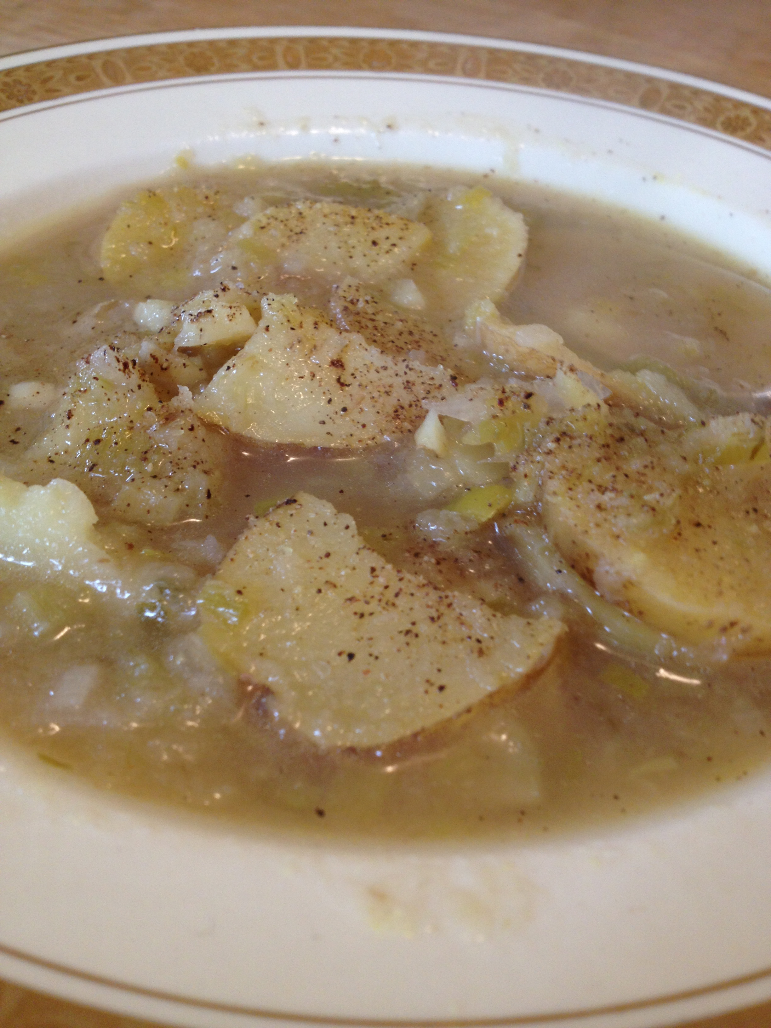 potato leek soup | stems and all