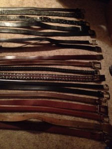21 belts to choose from