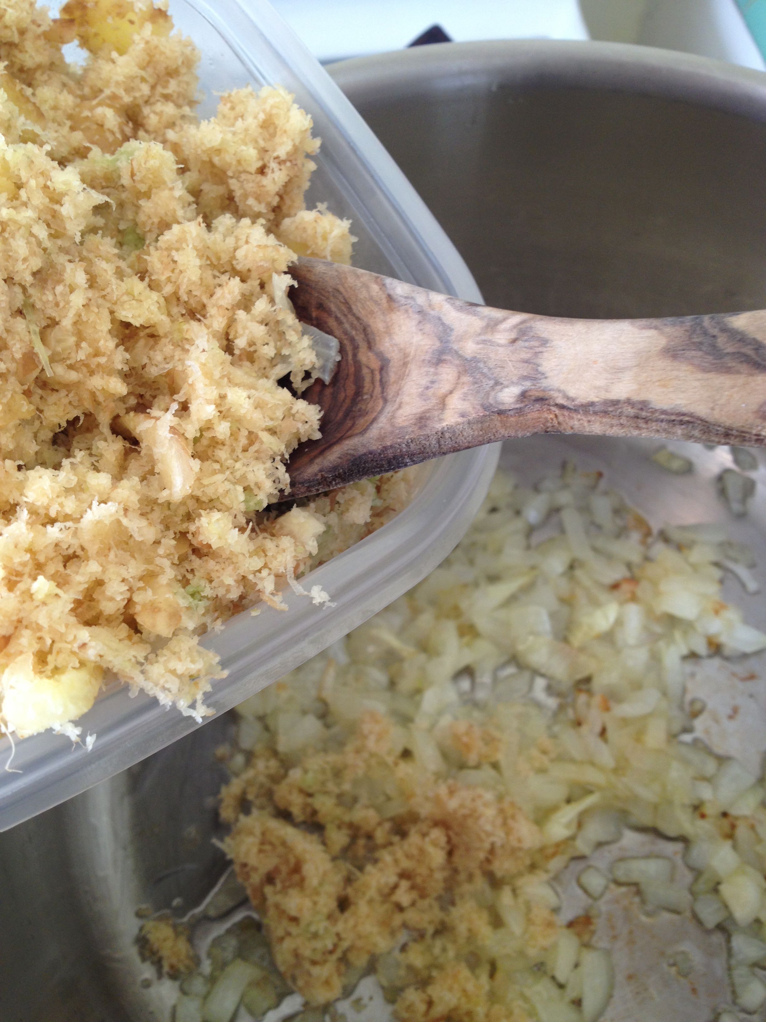 use celery and carrot pulp | stems and all