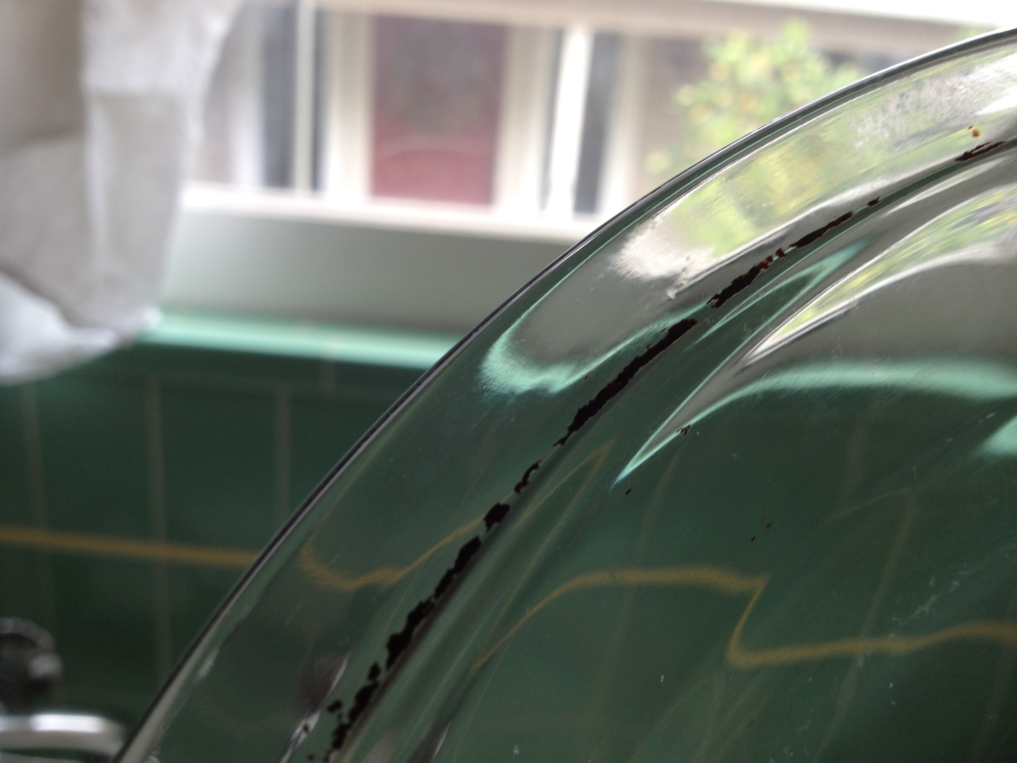 clean pyrex using bon ami